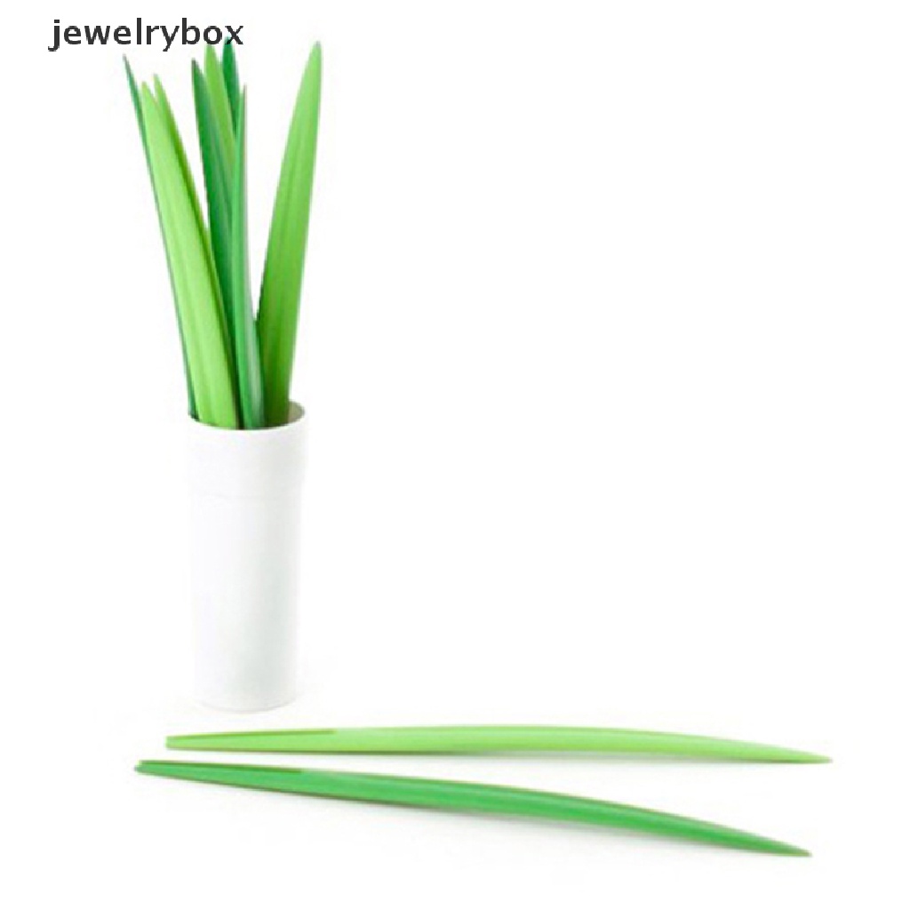 [jewelrybox] 10pcs Garpu Buah Tusuk Gigi Daun Plastik Dekorasi Kotak Makan Bento Aksesoris Salad Kecil Tiny Fork Mini Cake Picks Untuk Anak Butik