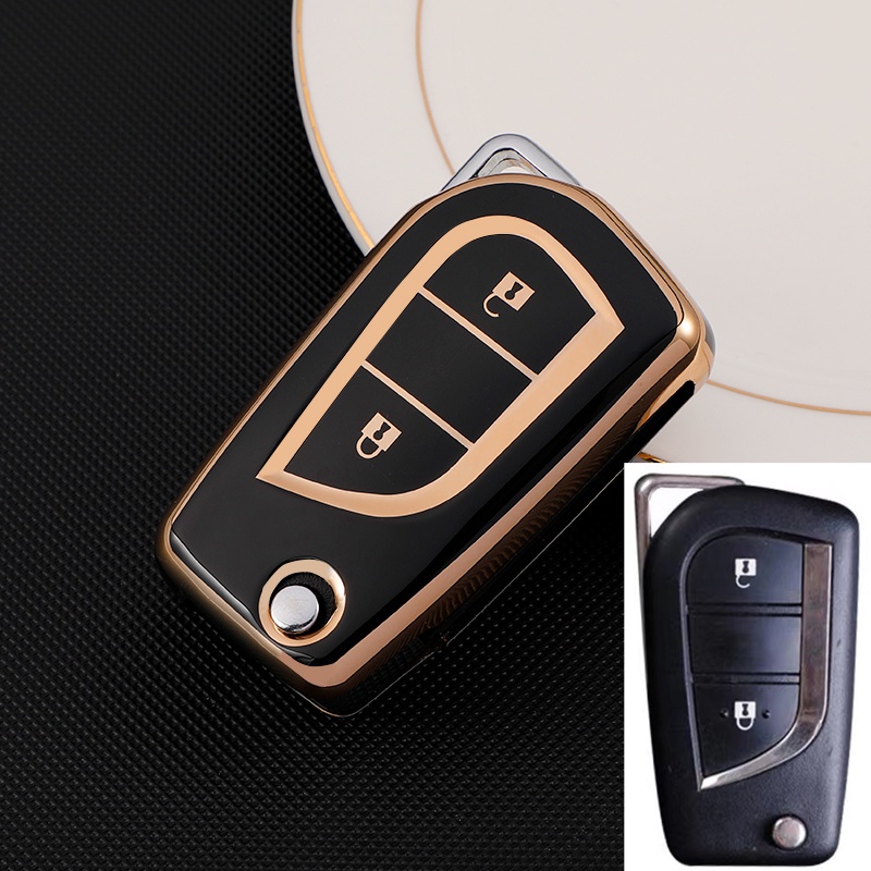 Untuk Toyota Alphard VELLFIRE PREVIA RAV4 Hilux Fortuner Land Cruiser Key Case Silikon Lembut Pelindung Key Case