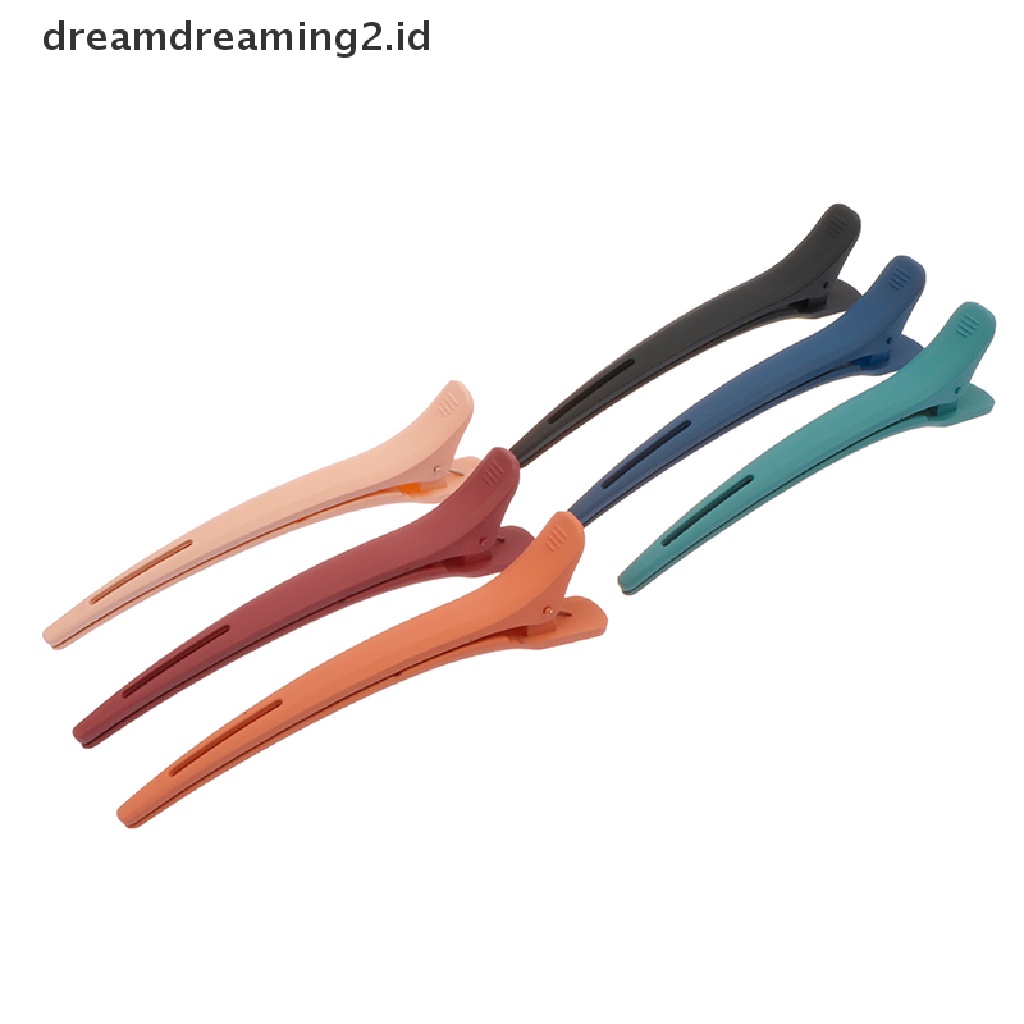 (hot) Candy Color Frosted Hairpin Profesional Hairdresser Penjepit Alat Pangkas Rambut//