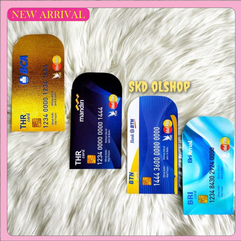 

Terkini amplop motif atm ampau lebaran karakter atm medium isi 50 lembar mix Siap Kirim