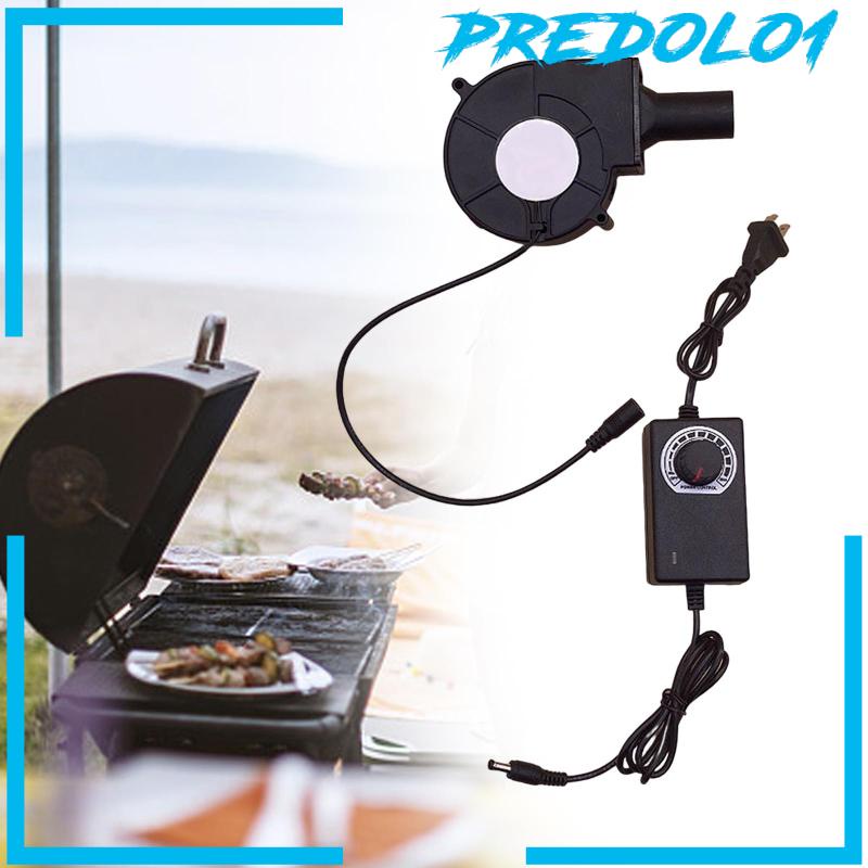 [Predolo1] Blower BBQ Kipas BBQ Elektrik DC 12V Untuk Barbekyu camping Api Bellow Memasak