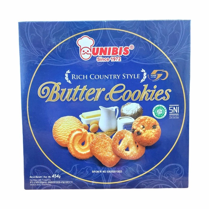 

Unibis butter cookies isi 6