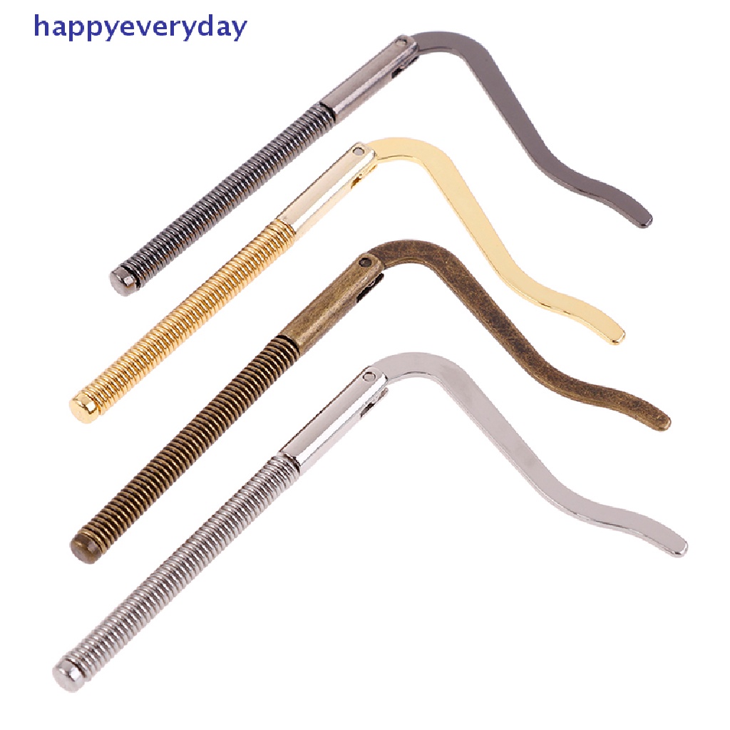 [happy] 1pc Metal bifold clip bar Dompet Ganti Suku Cadang spring clamp cash holder [ID]