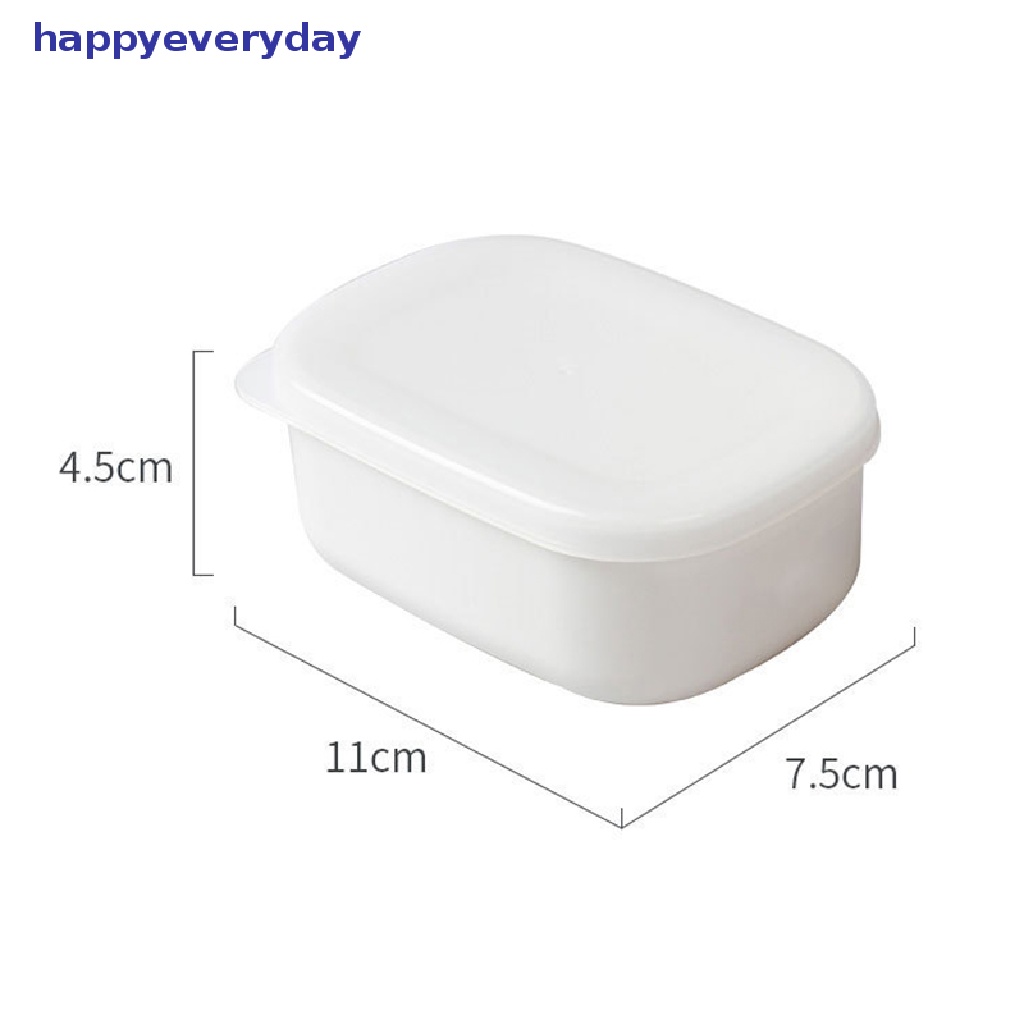 [happy] Rice Sub Packaged Box Food Container Freezer Kulkas Pangsit Nasi Fresh-keeping Box Makanan Buah Micorwave Bento Lunch Box [ID]