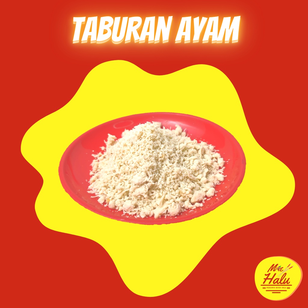 

Topping Remahan Ayam Mie Halu / Toping Ayam Tabur Mie Gacoan / Indomie Sedap / Mie Level / Mie Viral