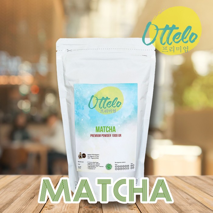 

✨NEW✨ -Powder MATCHA 1000gr Bubuk Minuman Premium Merk OTTELO- 2.2.23