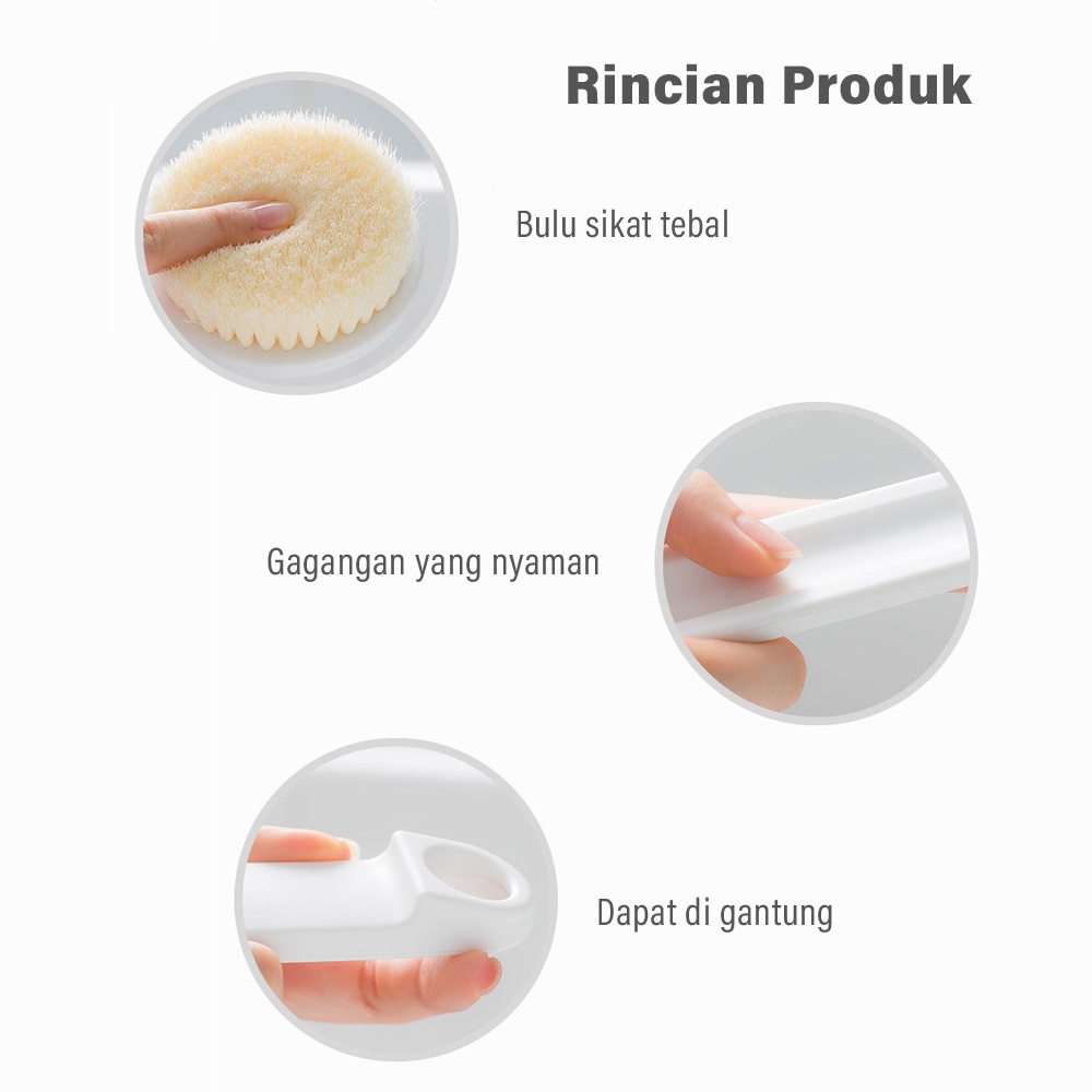 Tongkat Sikat Punggung Mandi Halus Massage Bath Brush