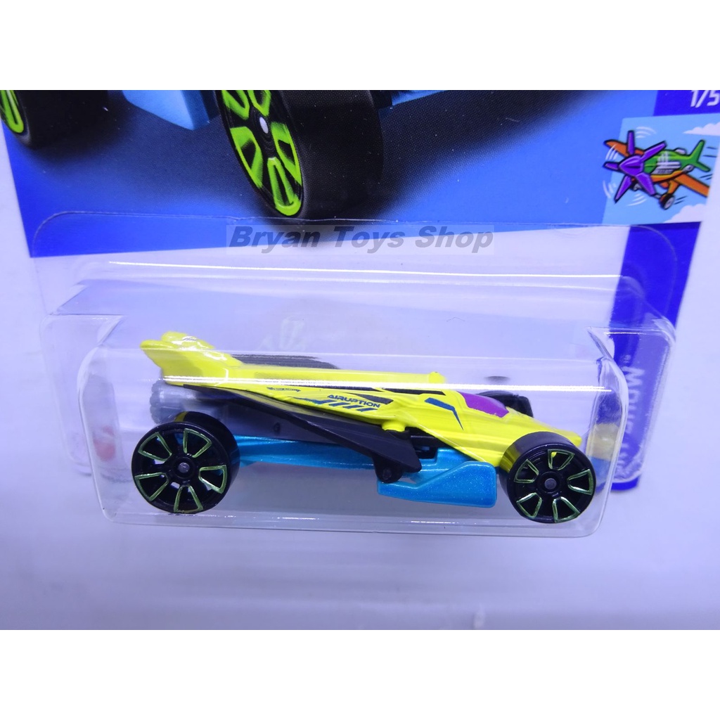 Hot Wheels Airuption Kuning Biru - Mobil Balap