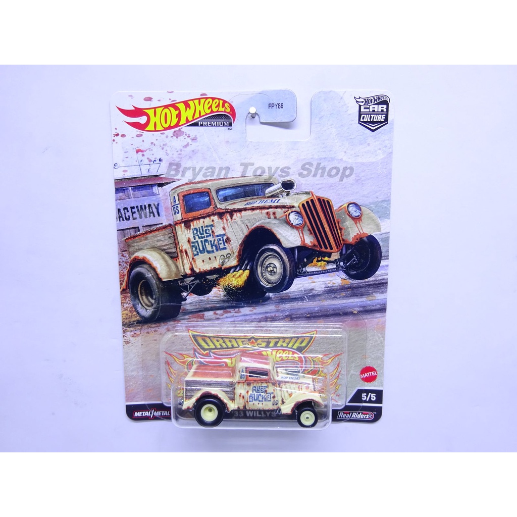 Hot Wheels Premium Dragstrip 33 Willys Mooneyes