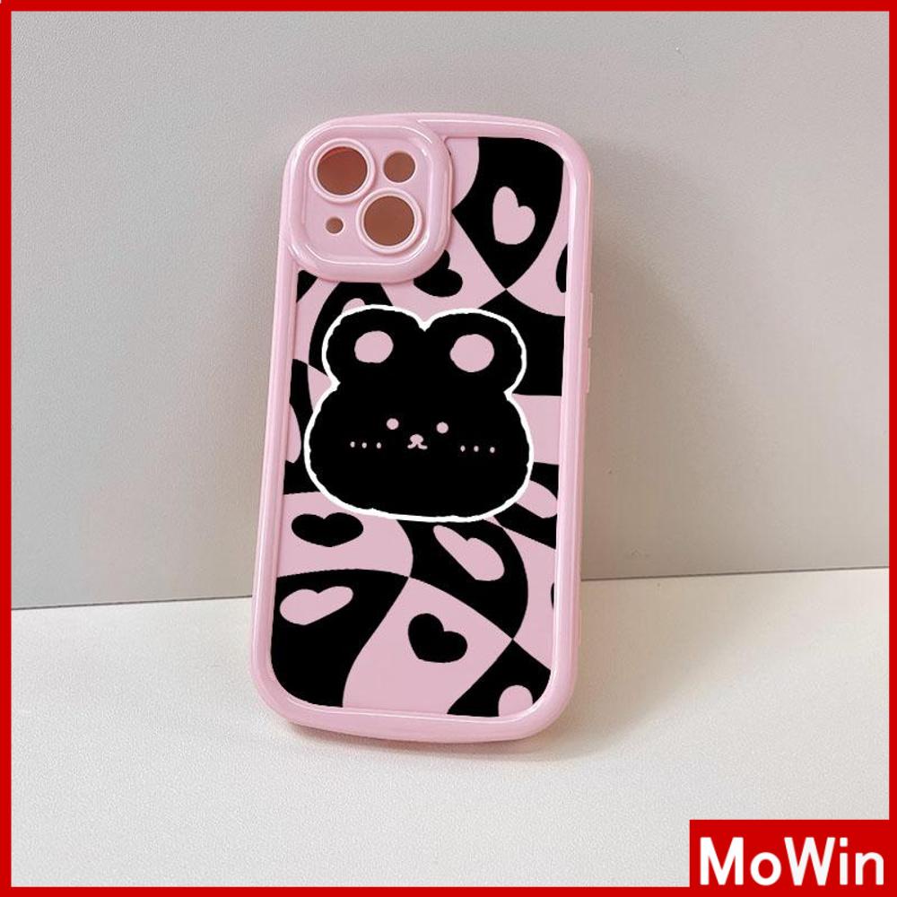 For iPhone 14 Pro Max iPhone Case Cream Pink TPU Soft Case Camera Cover Airbag Shockproof Cute Cartoon Rabbit Compatible For iPhone 13 Pro max 12 Pro Max 11 Pro Max xr xs max 7Plus
