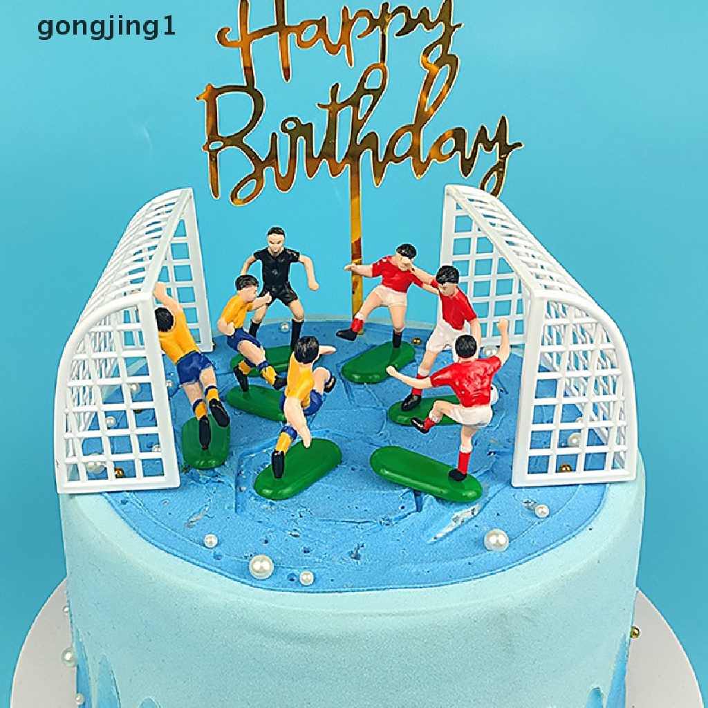 Ggg Football Game Mainan Anak Hajatan Gawang Gate Pastry Art Ulang Tahun Cupcake Topper ID