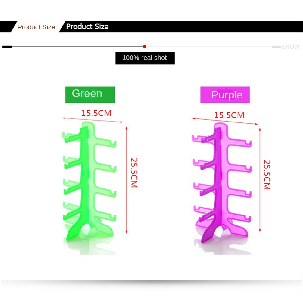 ღ 4 Lapisan Kacamata Tampilan Berdiri Kacamata Menunjukkan Pemegang Plastik Rak Kacamata Kacamata Rak Tampilan Pengatur Perhiasan Berdiri