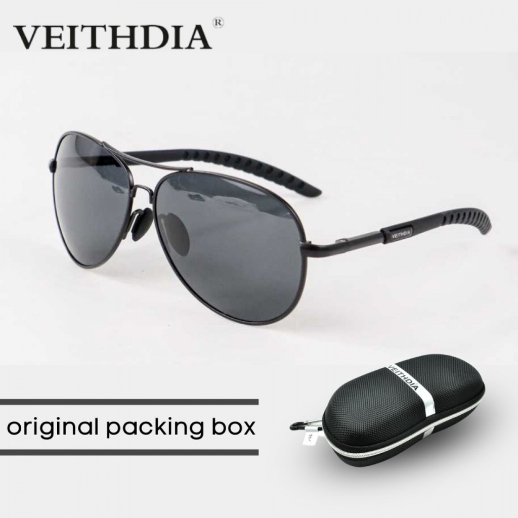 Kacamata Hitam Pria Polarized Sunglasses  3360