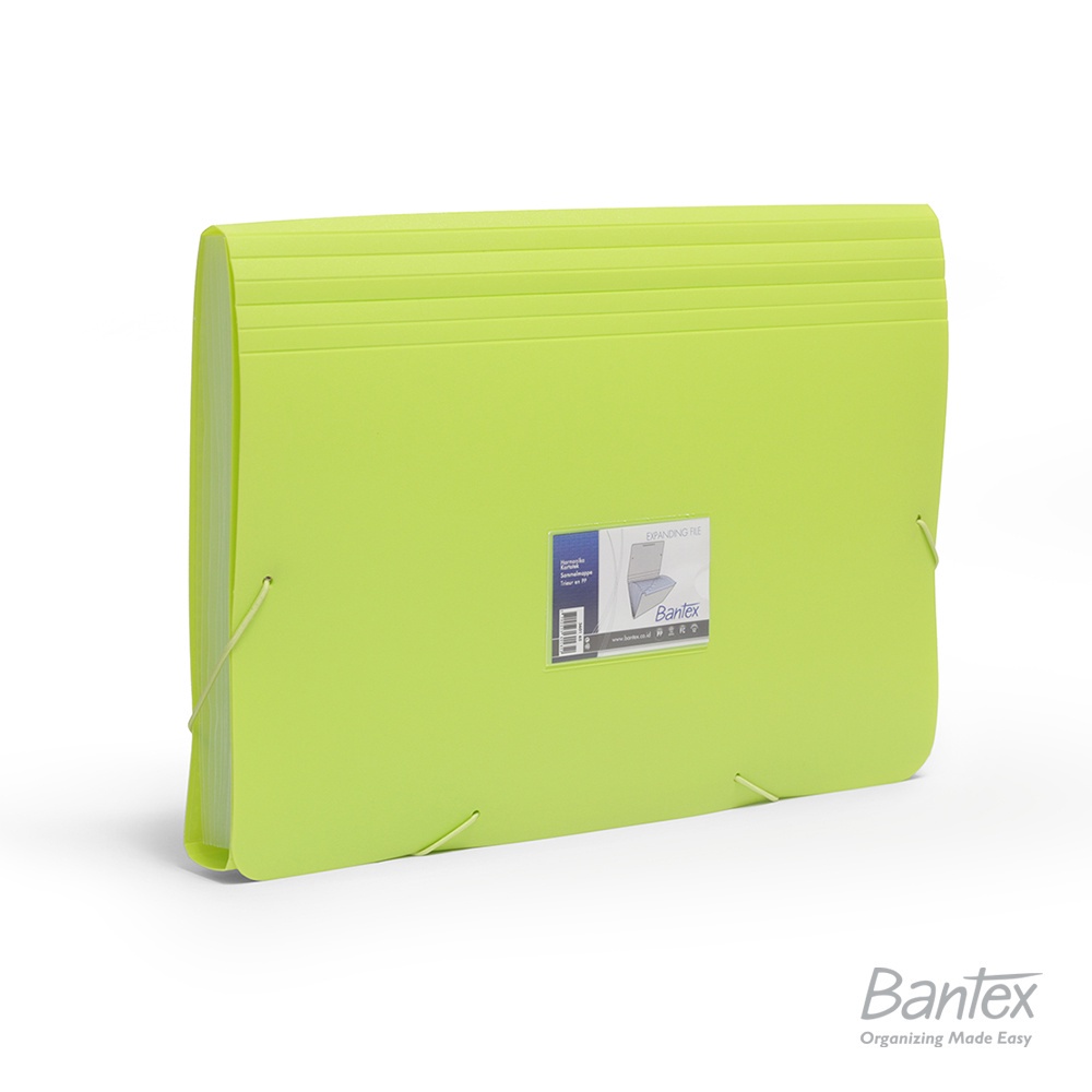 

Bantex Expanding File Map Harmonika 12 Sekat Folio F4 Lime