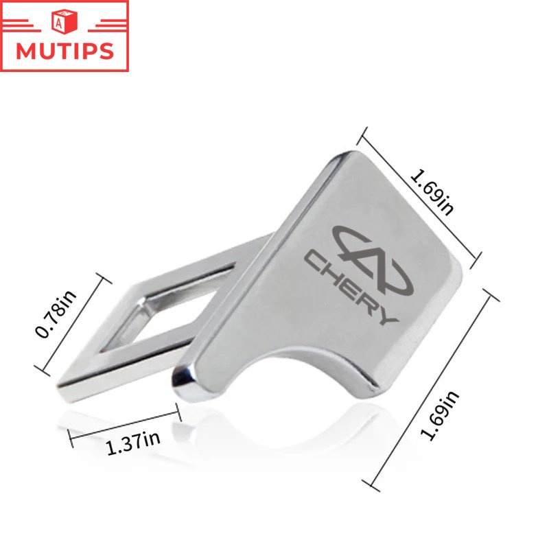 Concealed Car Safety Buckle Clip Seat Belt Plug Untuk Chery Tiggo 4 8 7 Pro 5x Omoda 5-TJ-1 Face QQ