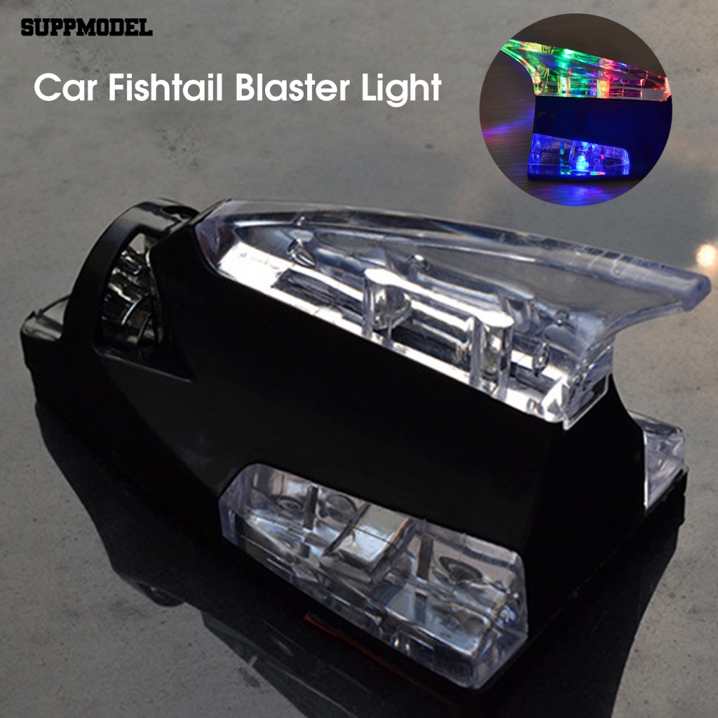 Suppmodel ABS Lampu Antena Mobil Untuk Kendaraan Mobil Tenaga Angin LED Anti Tabrak Cahaya Waterproof