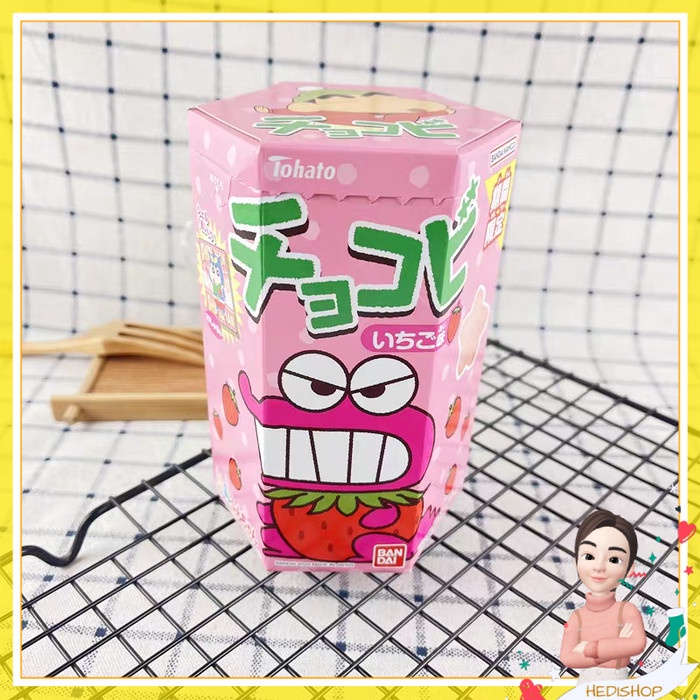 

LBR- Tohato Shin-Chan Corn Puff Snacks TOHATO CHOCOBI - strawberry 22