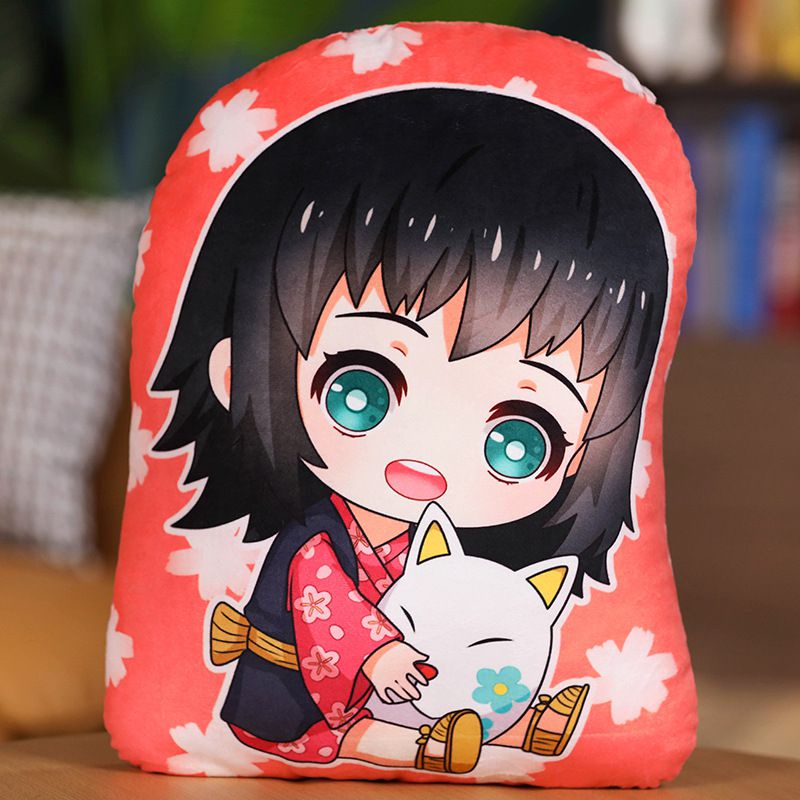 20cm/35cm Anime Demon Slayer Kimetsu No Yaiba Plush Bantal Liontin Boneka Mainan Anak Hadiah