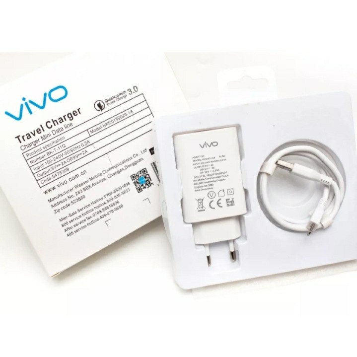 Original oem Charger VIVO MICRO USB Y55 / Y55S / Y55A / Y55L / MODEL V2323A EU ORIGINAL ASLI  100% Carger Casan