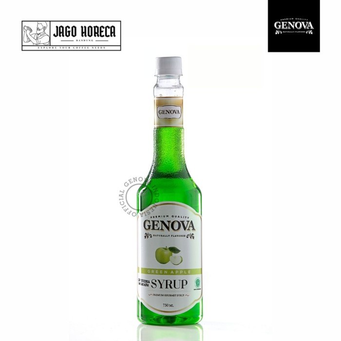 

Genova Syrup Green Apple - 750ml