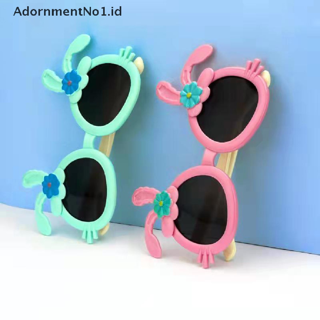 [AdornmentNo1] Kacamata Hitam Polarized Anak-Anak Kartun Kelinci Silikon Bingkai Besar Kacamata Anti-ultraviolet Kacamata Kerai [ID]