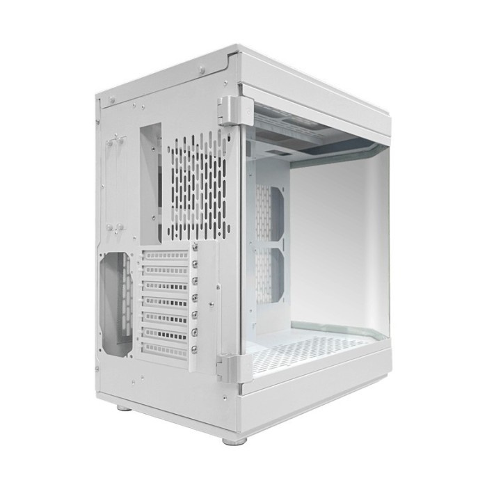 PRIME H-[Y] WHITE - MODERN AESTHETIC DUAL CHAMBER ATX CASE