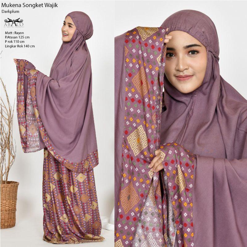 Mukena Bali Jumbo Songket Prada