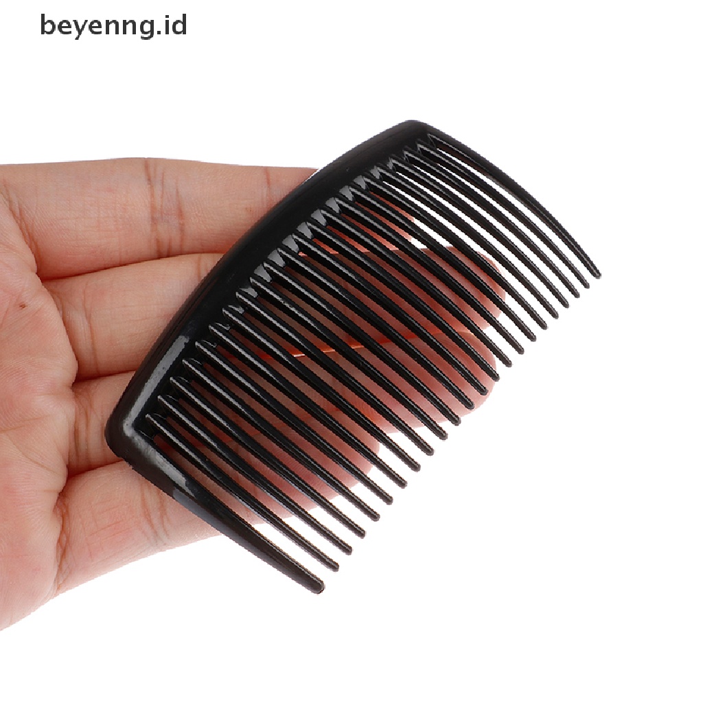 Beyen Handmade Sisir Lurus 29Tooth Plastik Hiasan Kepala Aksesoris Rambut Wanita DIY Klip ID