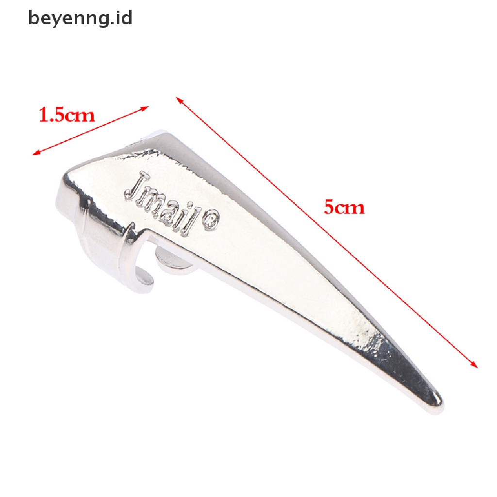 Beyen Metal Parg Finger Tip Ring Hair Sectioning Comb Mengepang Rambut Tenun Curling ID