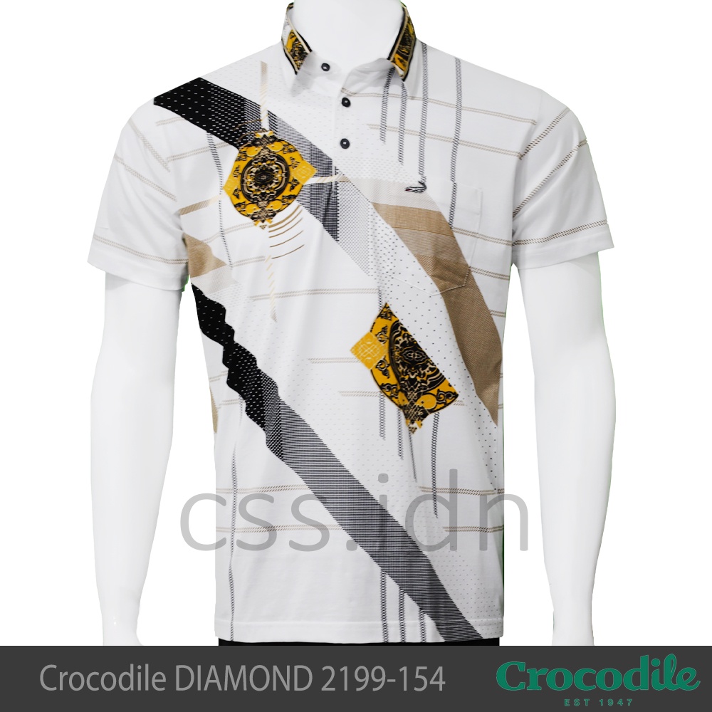 Kaos Kerah Kemeja Pria Crocodile Diamond 2199-154