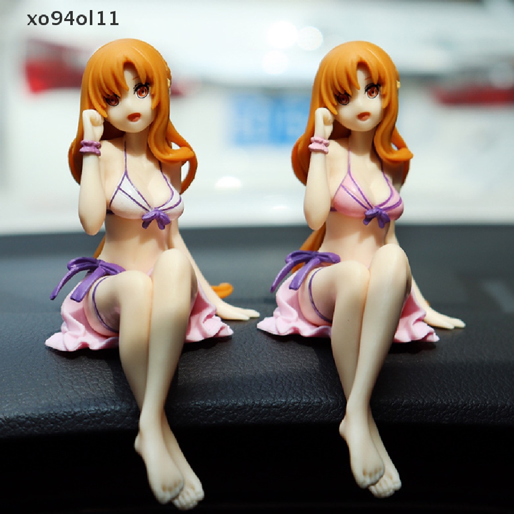 Xo 11cm Anime Sexy Action Figure Sitg posture Nyasna handmade Boneka Mobil Dekorasi Mainan Hadiah OL