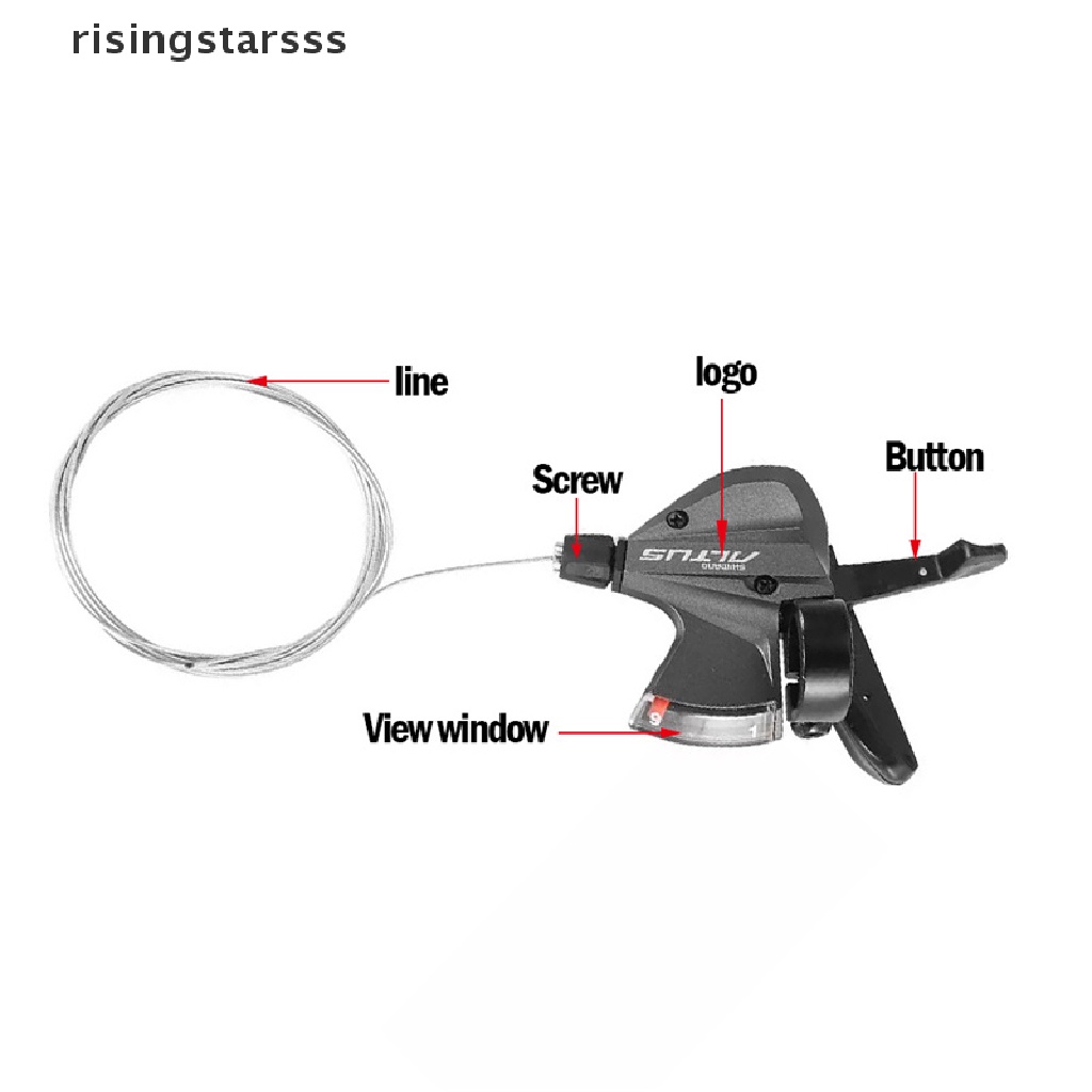 Rsid Span-new Altus Shimano SL-M370 Tuas Pemindah 3x9-Speed MTB 9-Speed Shift Lever Shifter Jelly