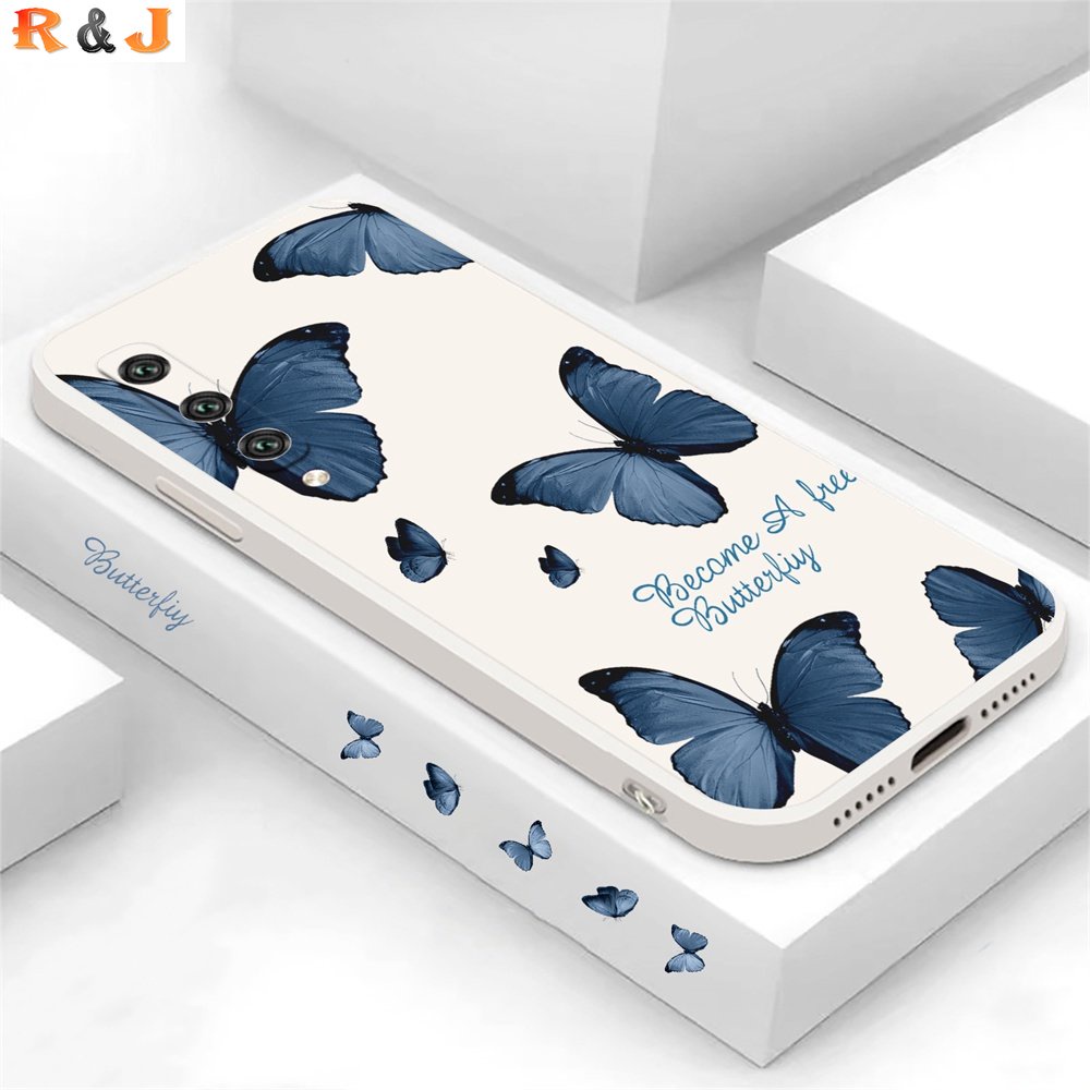 Soft Butterfly Case Huawei P30 Lite Nova 5T Nova 3i Nova 7i Y6P Y7A Y6 Pro Y7 Pro2019 Y9S Butterfly Biru Dan Pink Silikon Phone Cover