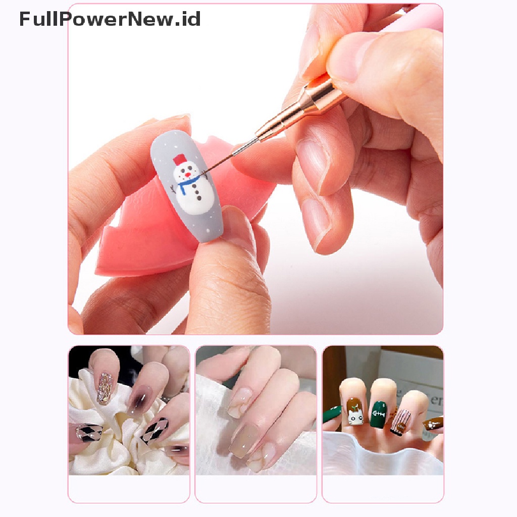 Power 1Pcs Nail Art Liner Brush Pen Salon Menggunakan Sikat Rambut Nylon Manicure Tools ID