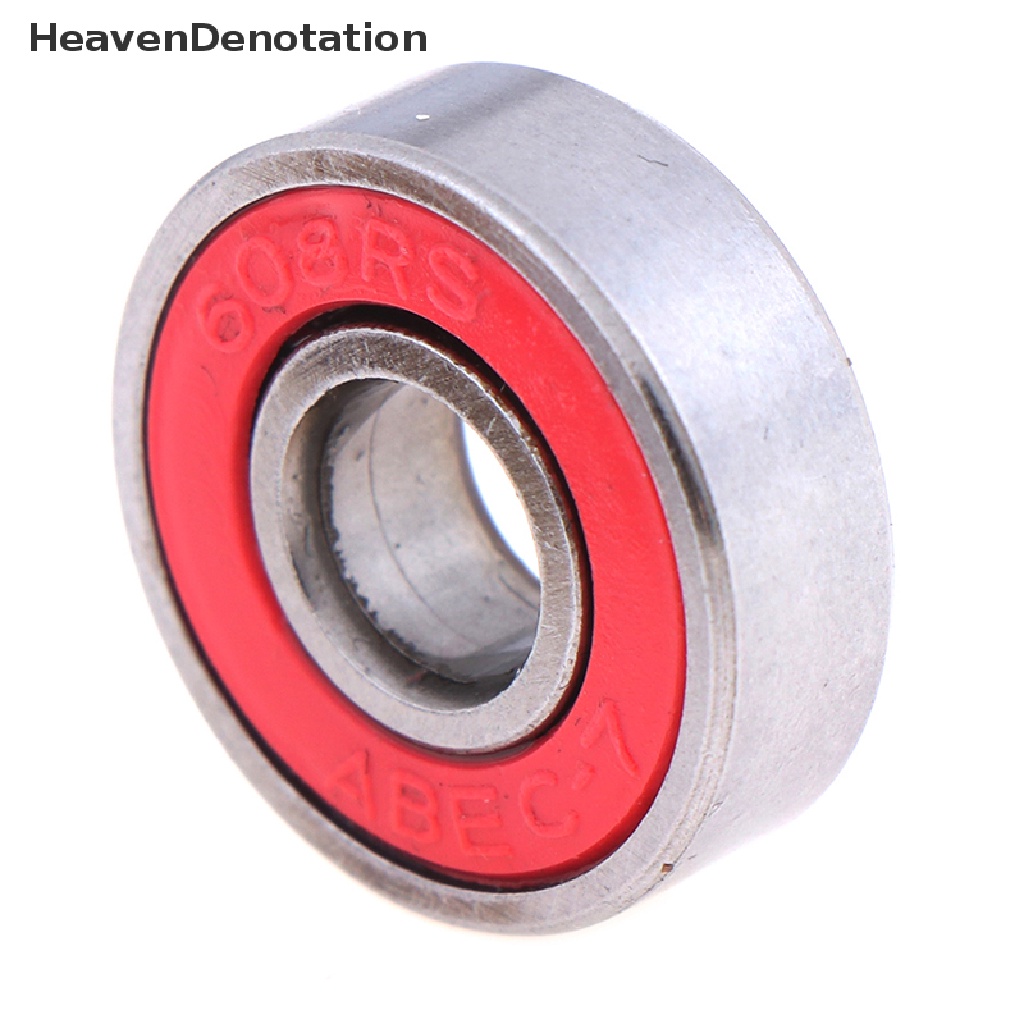 [HeavenDenotation] 5pcs Merah ABEC-7 608RS Skateboard Roller Sealed Ball Bearings 8x22x7mm HDV