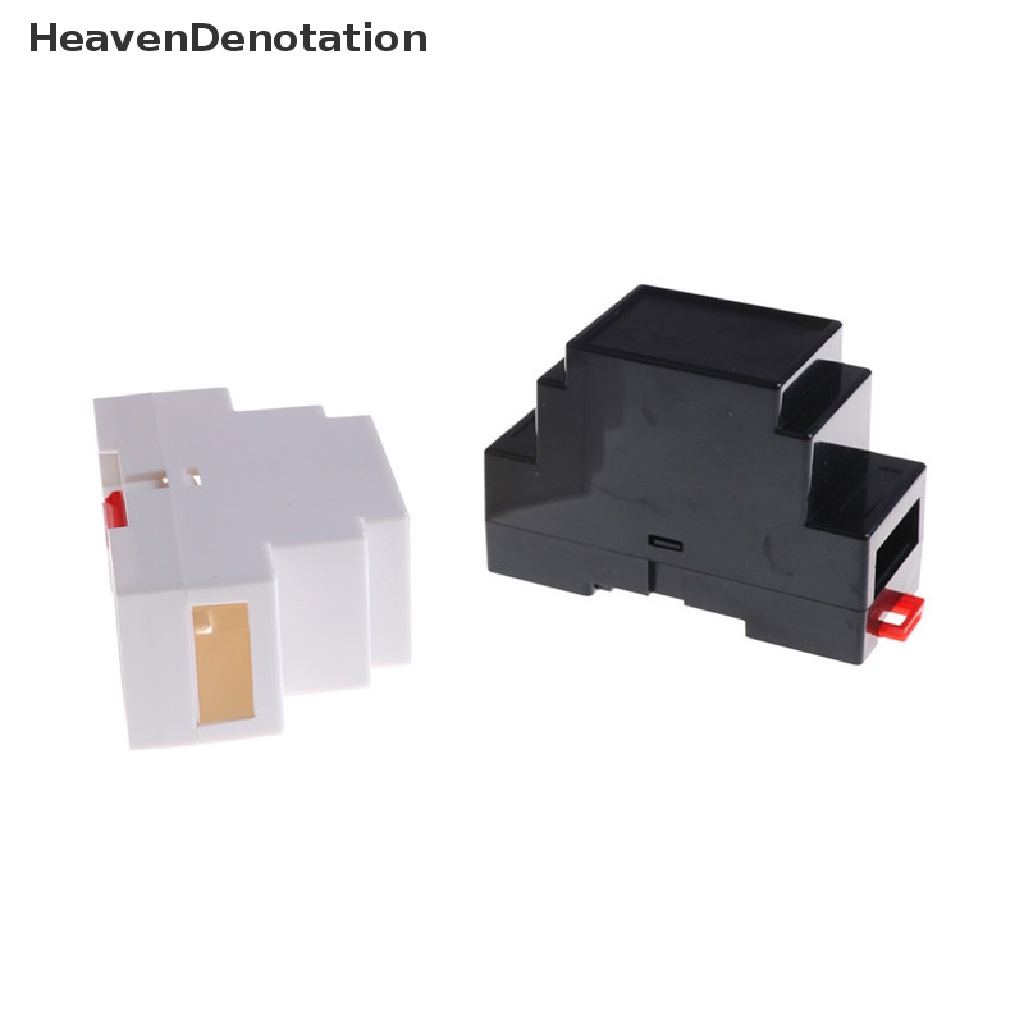 [HeavenDenotation] 88 * 37 * 59mm Kotak Elektronik Plastik Proyek Case DIN Rail Junction Box HDV