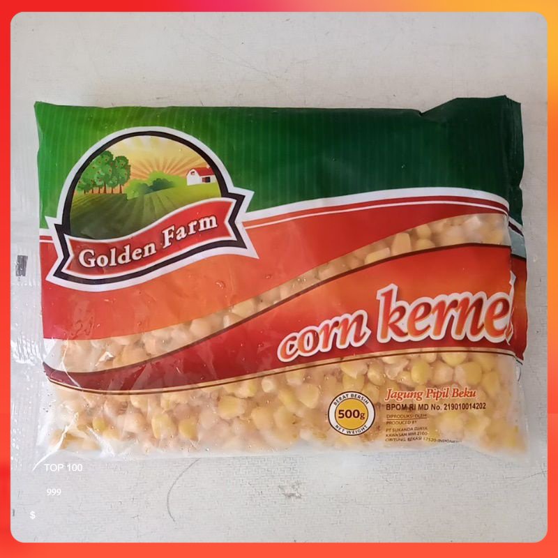 

PROMO - Corn Kernel Golden Farm 500 gr /Jagung Pipil Frozen