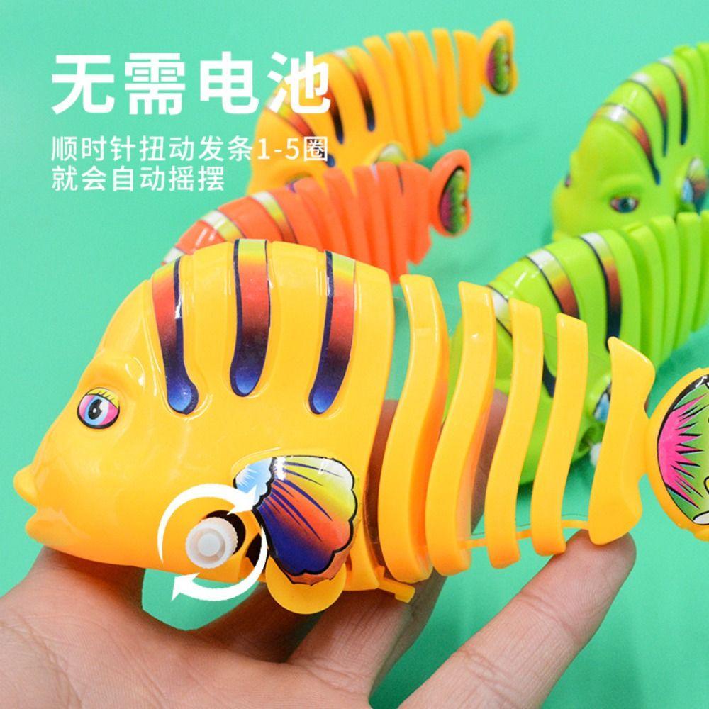 Quinton Windup Berayun Ikan Di Rantai Kreatif Klasik Hadiah Ulang Tahun Mainan Anak Untuk Anak Puzzla Mainan Windup Fish Toys