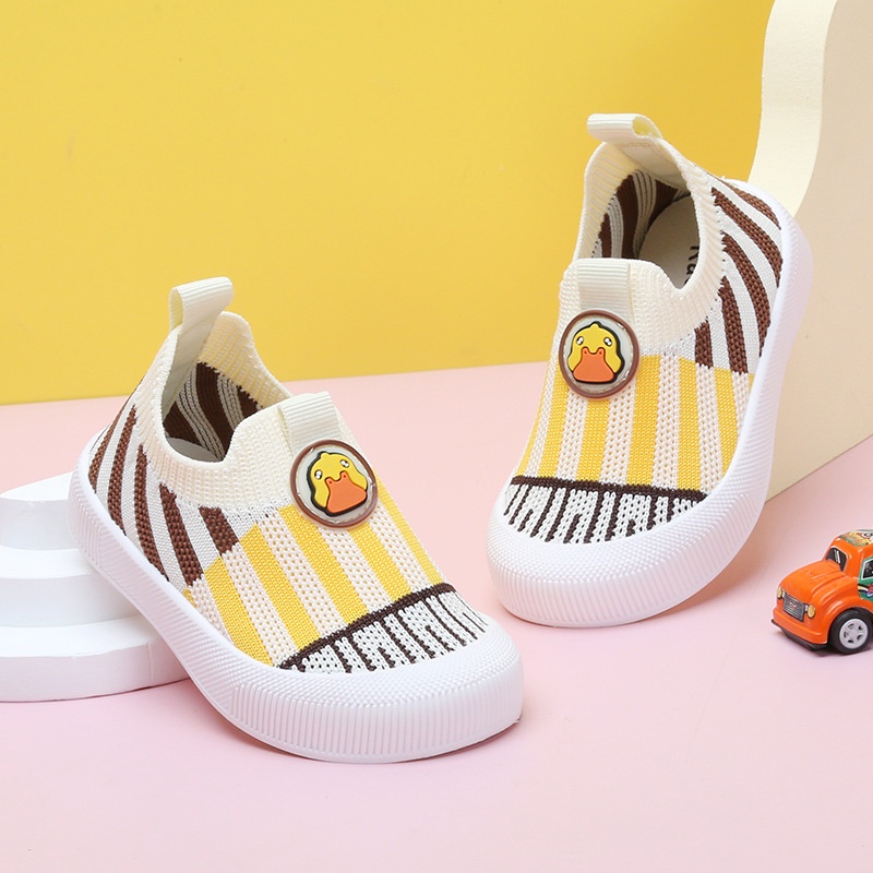 TOPGROSIR LV0233 Sepatu Sneakers Anak Import Lucu Slip On   Motif IMP Duck Terbaru Sepatu Anak Laki-laki Perempuan Kekinian