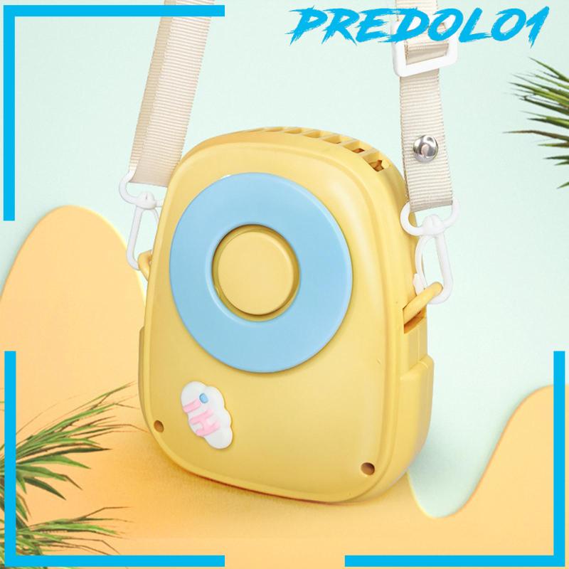 [Predolo1] Kipas Angin Gantung Pita Leher Kantor Rumah Musim Panas Pantai Portable Personal Fan