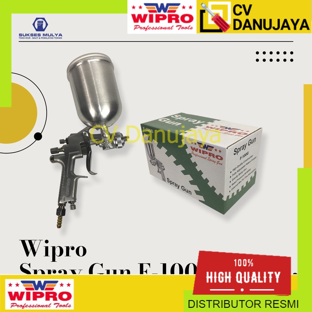 Spray Gun Tabung Atas Wipro F100 G