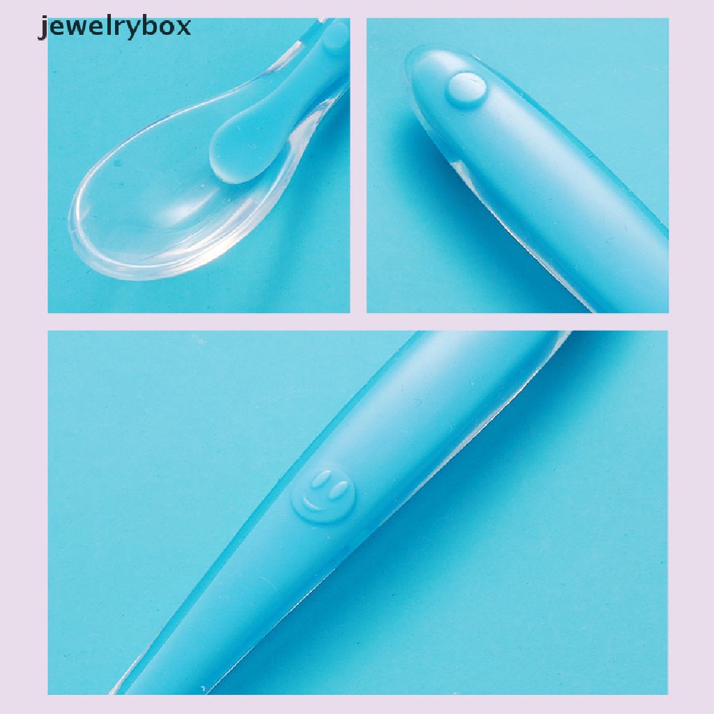 [jewelrybox] Sendok Makan Bayi Peralatan Makan Anak Sendok Garpu Sendok Silikon Soup Ladle Boutique
