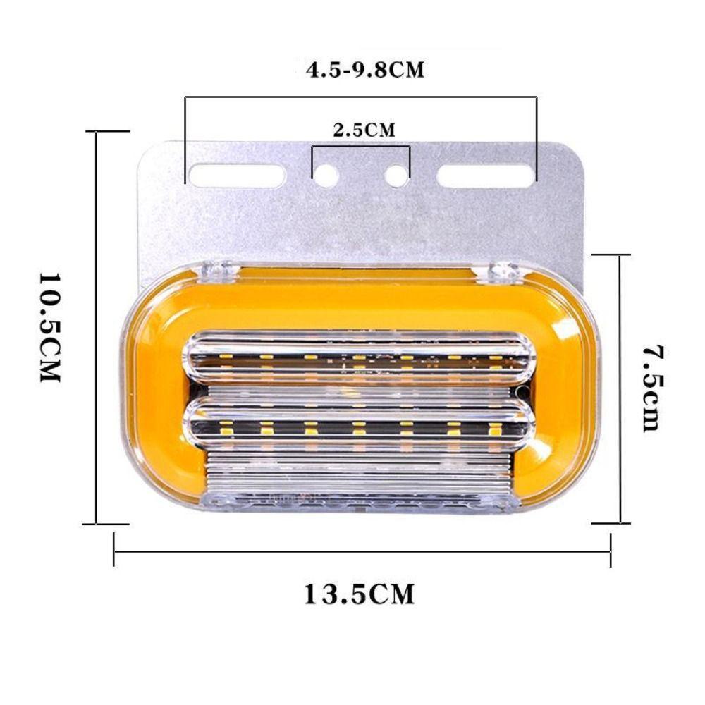 Lanfy Lampu LED Side Marker Kuning Putih Merah Universal Auto Truk LED Indikator Peringatan Truk Lampu Clearance Kecil Auto Light