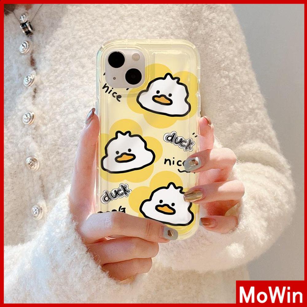 For iPhone 14 Pro Max iPhone Case Clear Case TPU Soft Case Airbag Shockproof Protection Camera Cute Duck Compatible with iPhone 13 Pro Max iPhone 12 Pro Max 11 7Plus 6Plus XR xs