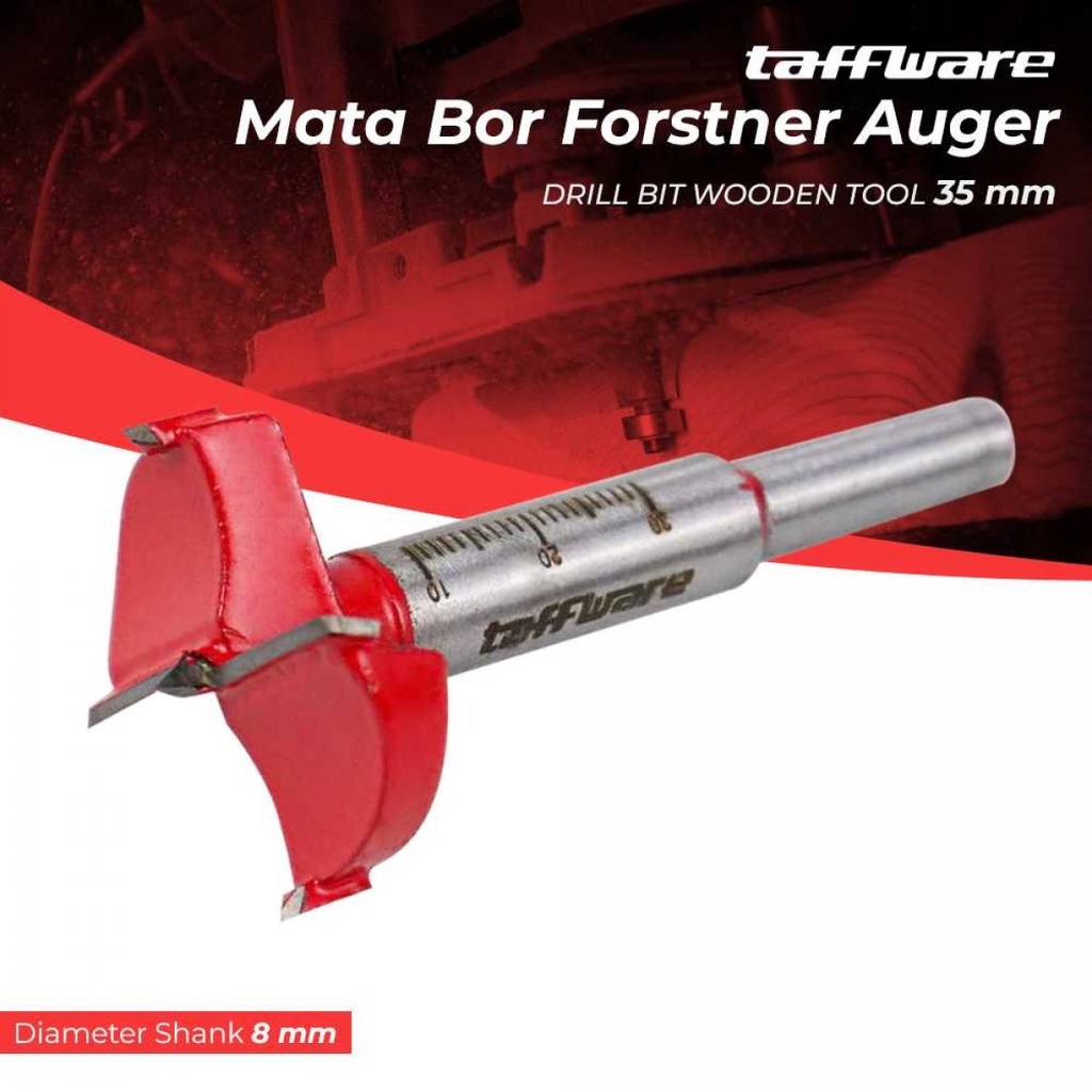 Mata Bor Kayu Lobang besar Forstner Auger Drill Bit Wooden Tool 35mm