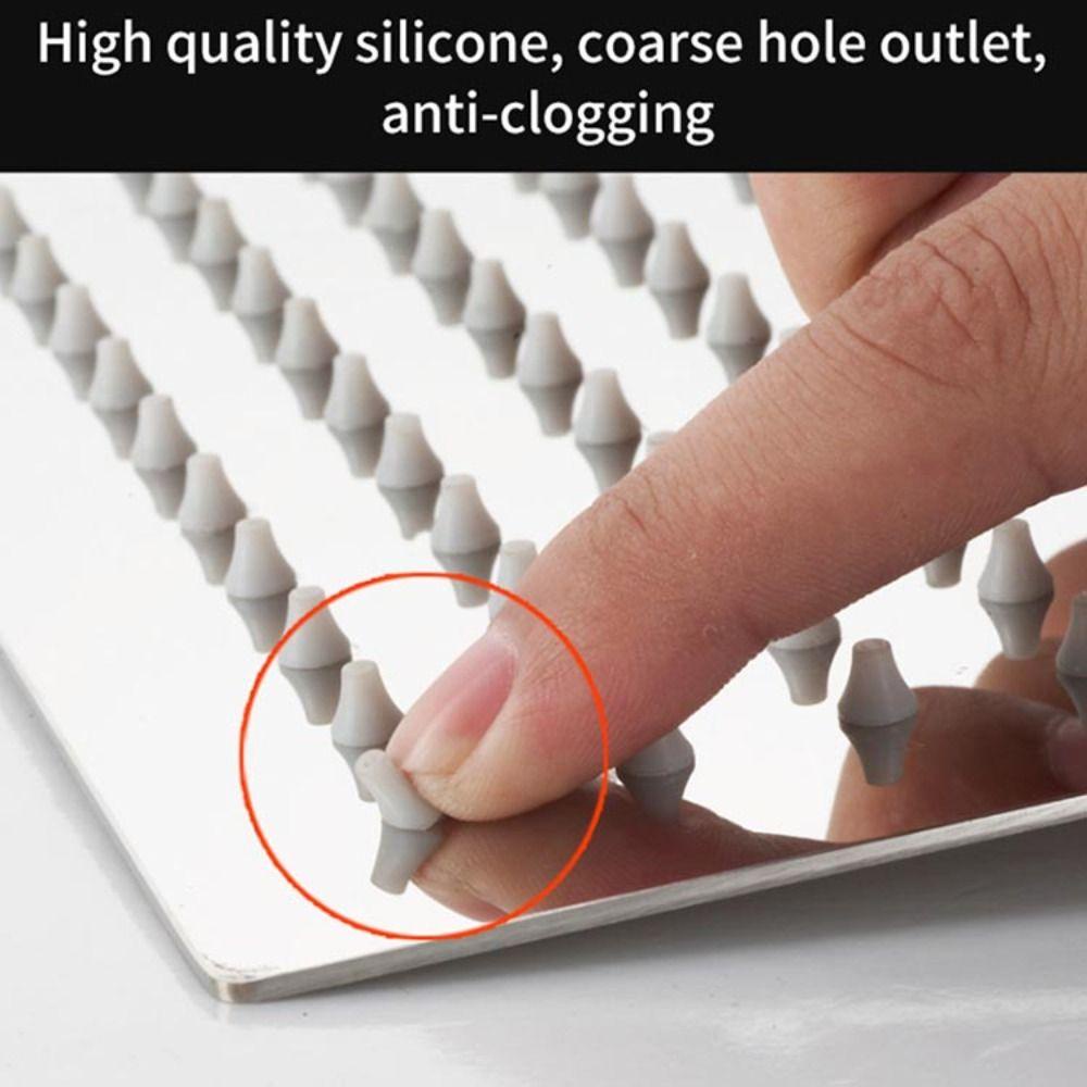 Populer Kepala Shower 8inch Bulat &amp; Persegi Tahan Lama Ultrathin Kamar Mandi Penyiram Bisa Dicuci