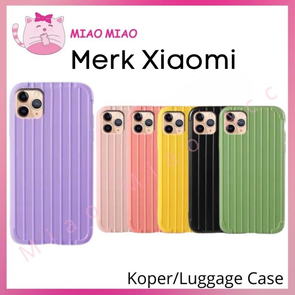 MIAO CASE KOPER TRUNK XIAOMI REDMI 4A 4X 5A 6A 7A 8 8A 9 9A SOFTCASE CASING HP LUGGAGE