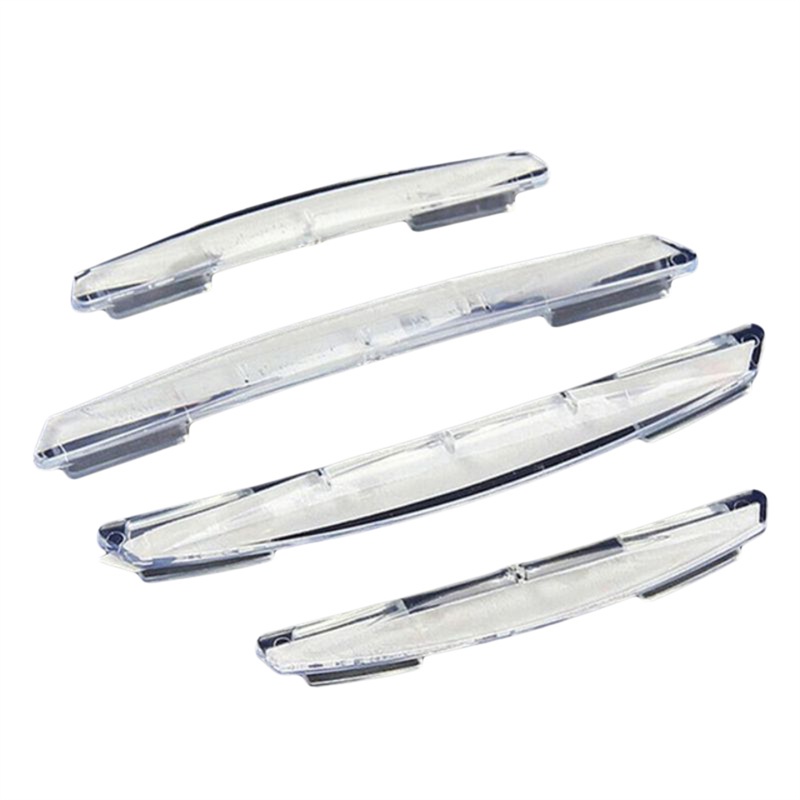 [AYBX] 4pcs Strip Bumper Pintu Colloid Anti-Tabrakan Stiker Perekat Anti Gores Untuk Body Mobil Strip Hias