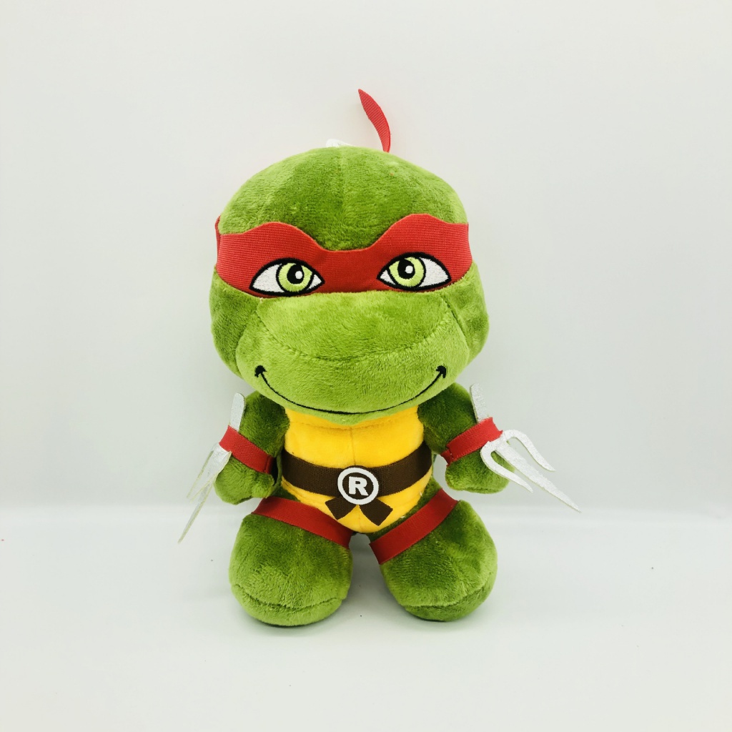 Kawaii Plush Toy Ninja Turtles Leonardo Donatello Boneka Anime Karakter Anime Raffaele Mikey Boneka Mainan Anak