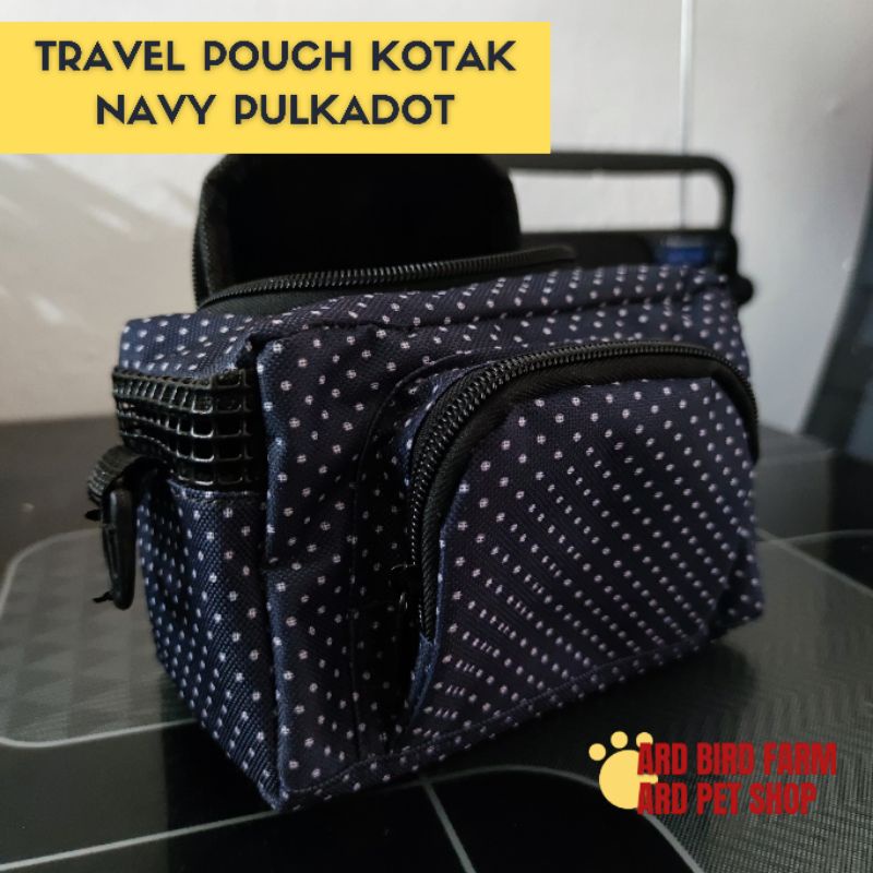 Tas Travel Pouch bonding pouch Sugar Glider tupai terbang bajing kelapa fs tas hewan